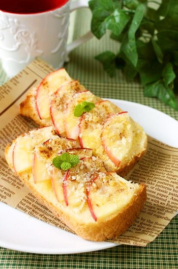 アップルパイ風りんごトースト