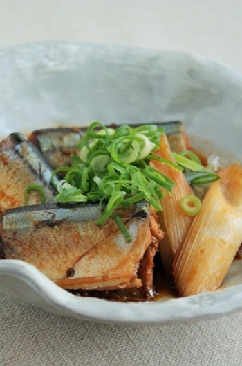 ピリ辛 さんまの韓国風煮物