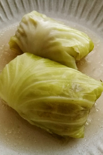 フライパンで ロールキャベツ