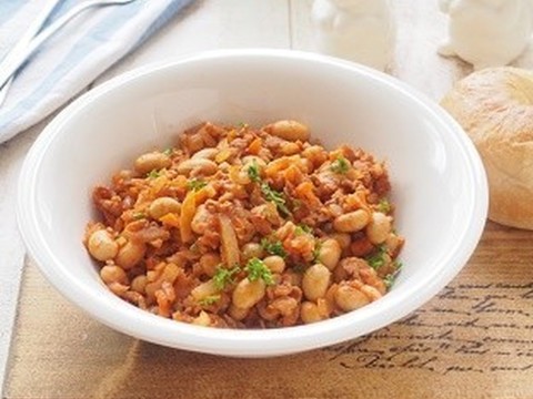 煮込まず時短 ポークビーンズ
