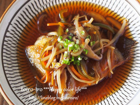 野菜も摂れる カレイの中華風あんかけ