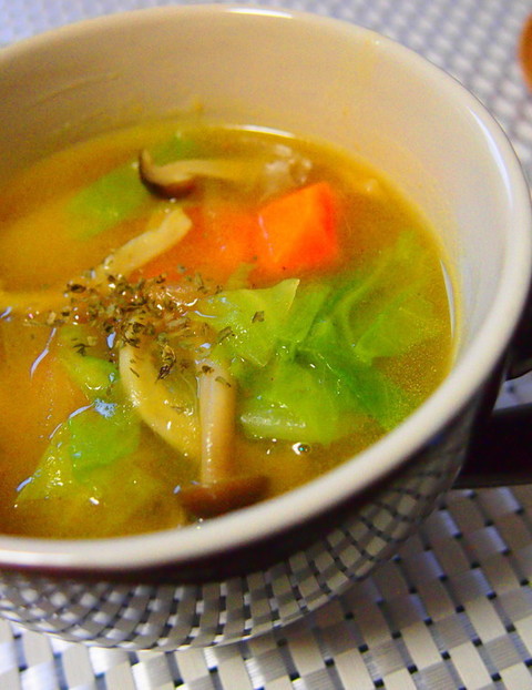春キャベツのスープカレー