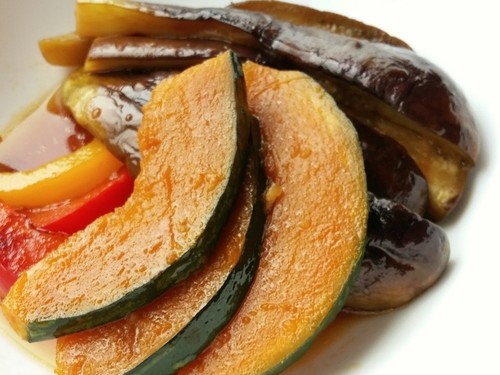 かぼちゃとなす いくらでもいけちゃう♡無限茄子『茄子と南瓜の洋風南蛮