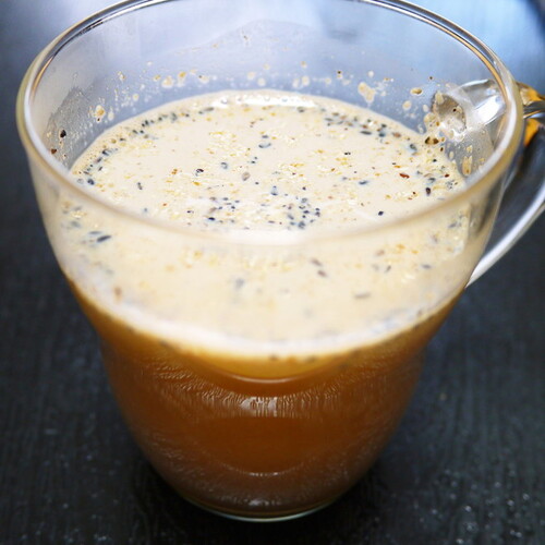 薬膳ドリンク 黒胡麻きな粉生姜豆乳ココア｜管理栄養士監修レシピ