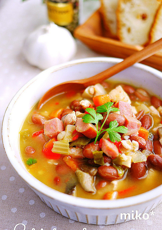 食べるスープ 金時豆の洋風煮