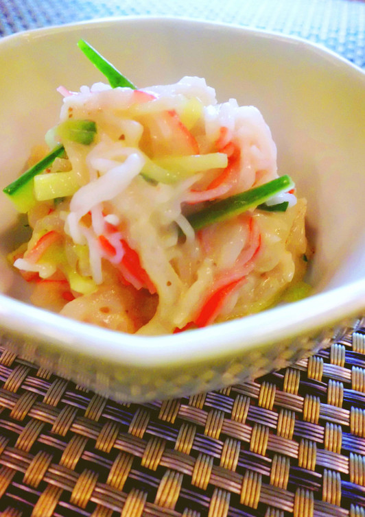 切干大根のごまドレッシング