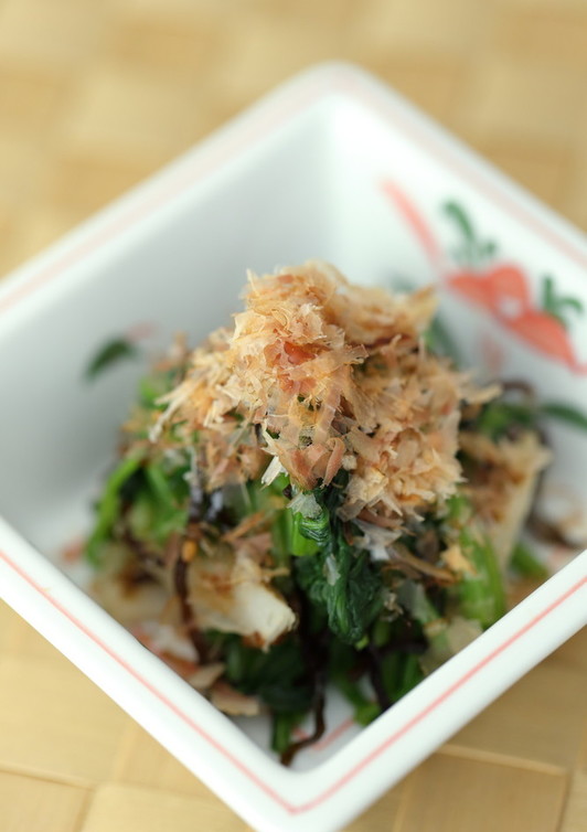 ごま昆布の風味で簡単 ほうれん草和え物