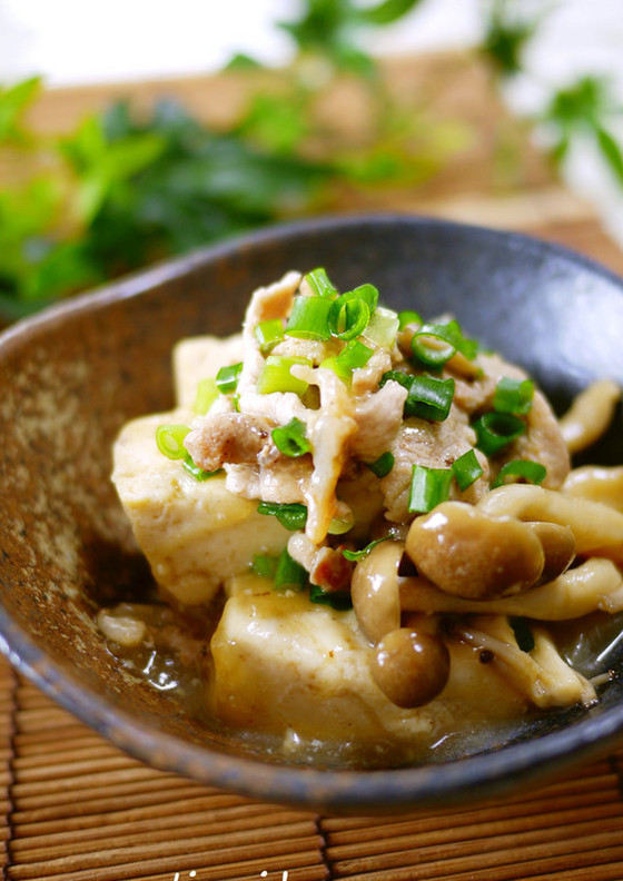 ほんのり生姜の香り 豚肉どうふ