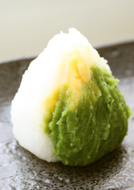 長芋の茶巾 レンジで和菓子
