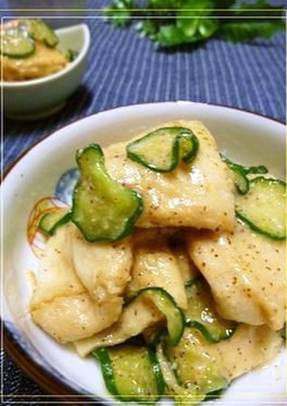 麩の辛子和え