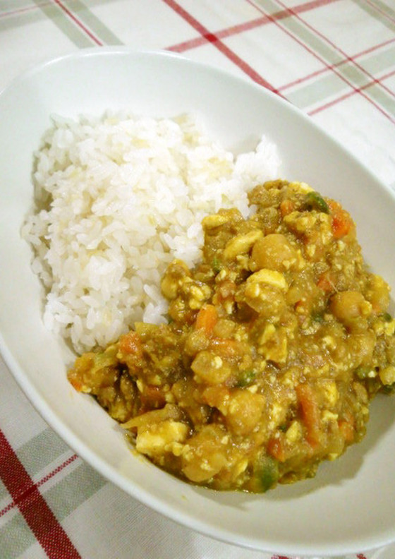 マーボードライ豆カレー
