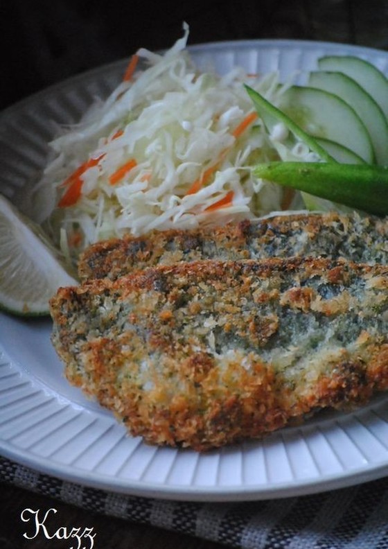 鯵のフライ あおさとチーズ風味