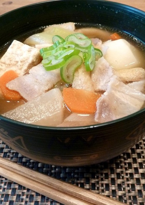 簡単 具だくさん豚汁