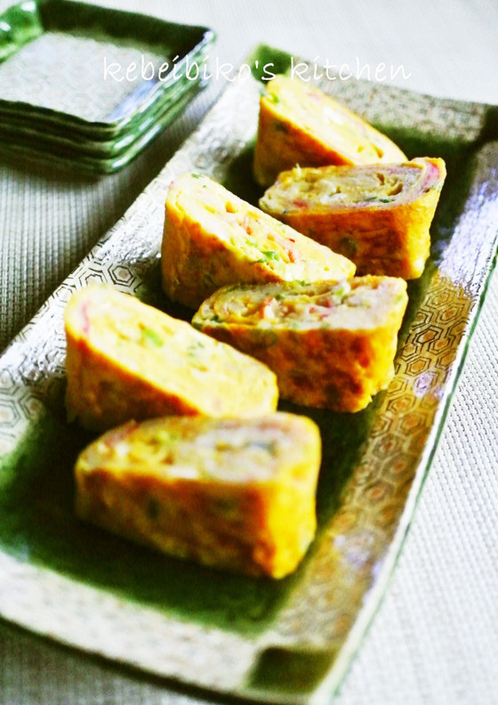中華風カニ入り卵焼き