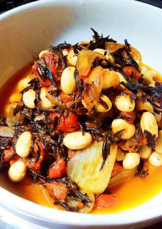 ひじきと大豆のトマト煮