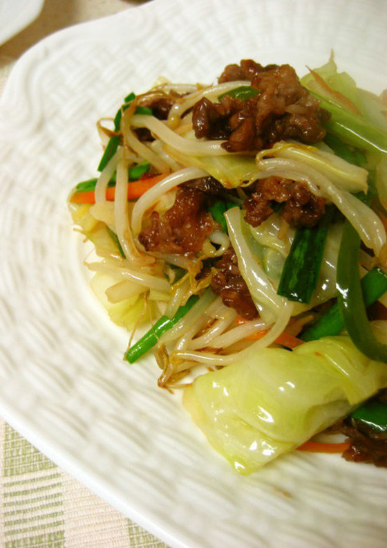 シンプル野菜炒め
