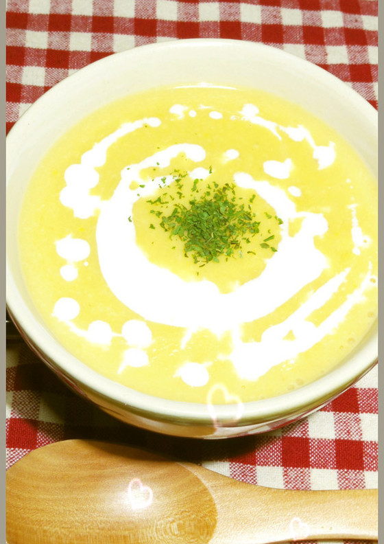 簡単豆乳コーンスープ
