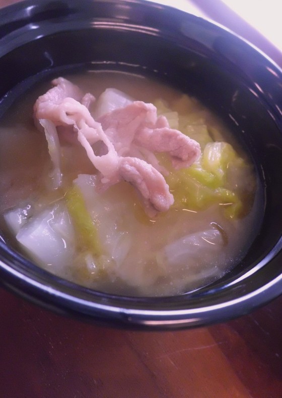白菜豚汁