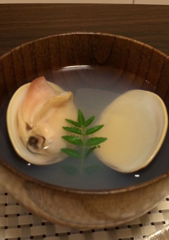 ひな祭りに ハマグリの潮汁