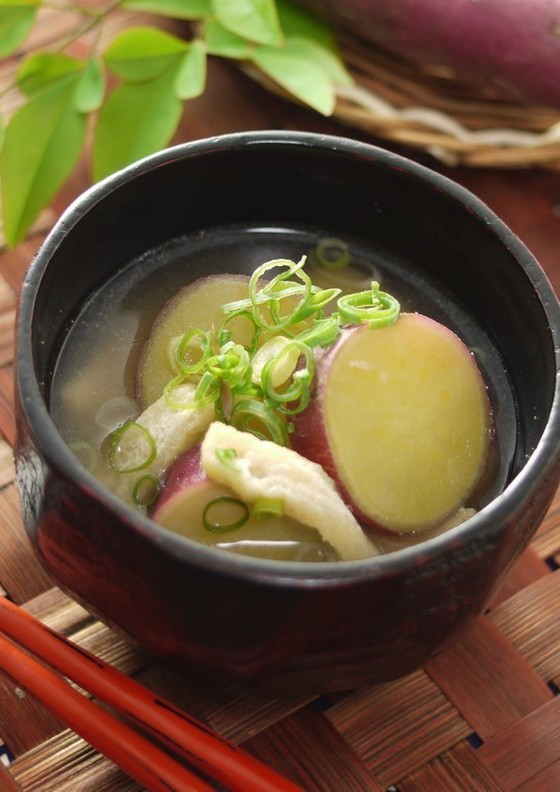 秋香る さつま芋のお味噌汁