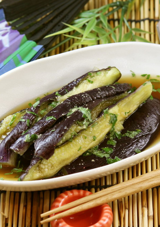 火を使わない 10分完成 茄子の煮びたし