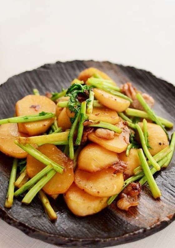 簡単 とろっとかぶと豚肉の炒め煮