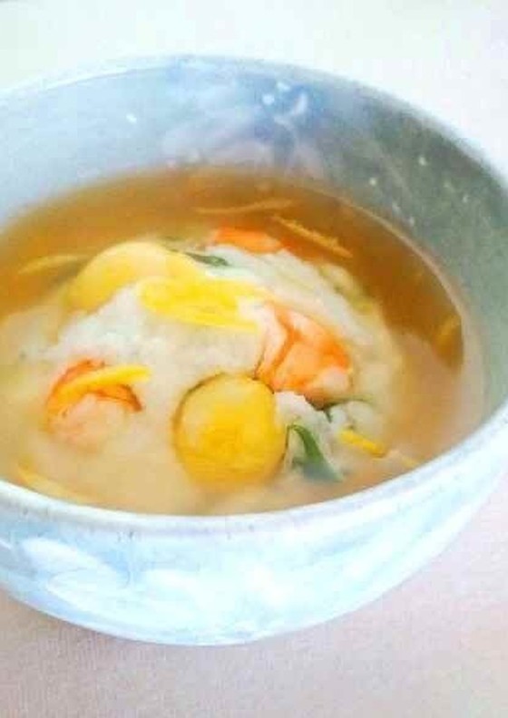 柚子あんでいただく かぶら蒸し