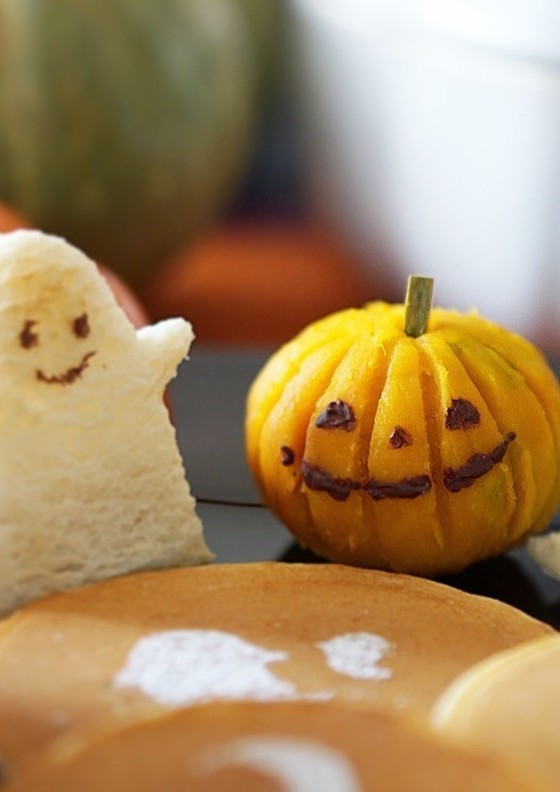 ハロウィン かぼちゃの茶巾