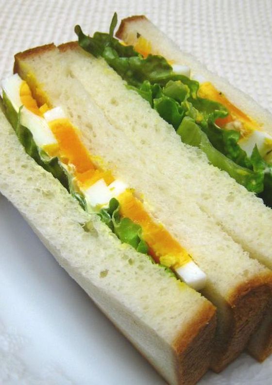 ほんわか優しい ゆで卵のサンドイッチ