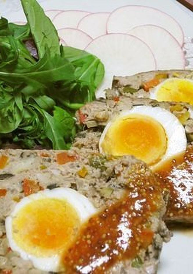 野菜ときのこたっぷり ミートローフ