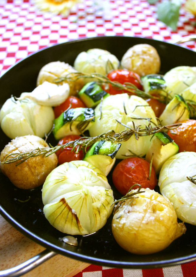 チビコロ野菜のオーブン焼き