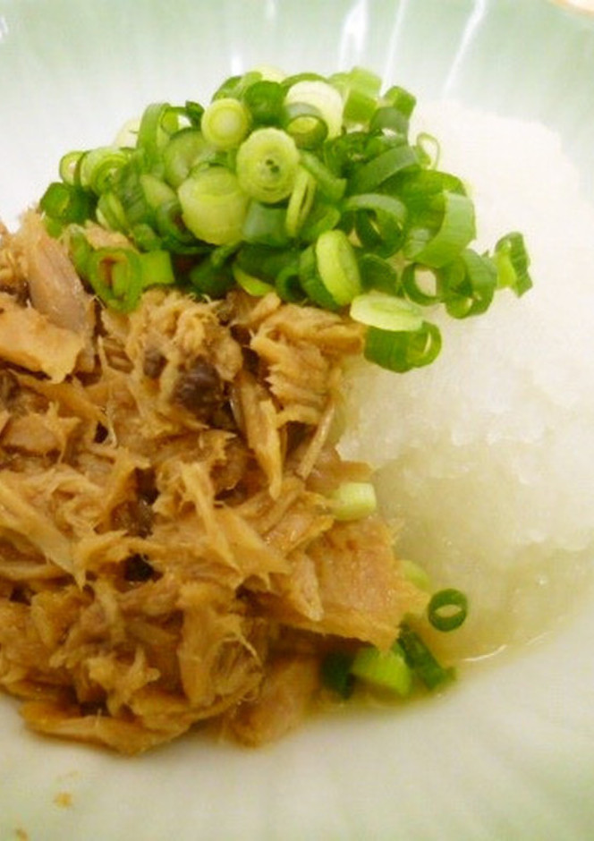 カツオフレークとおろし大根