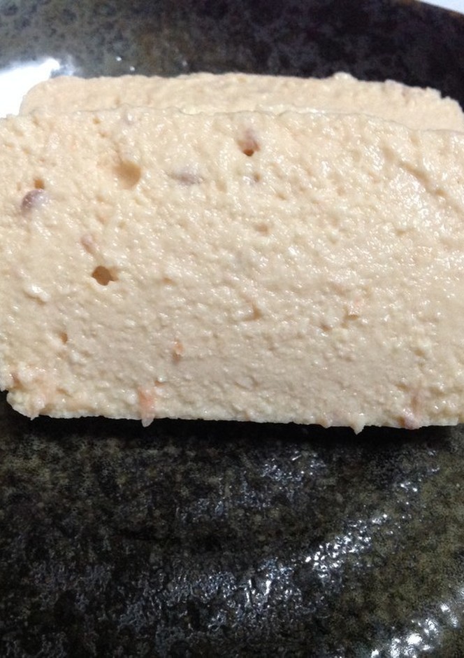塩豆腐とスモークサーモンのテリーヌ