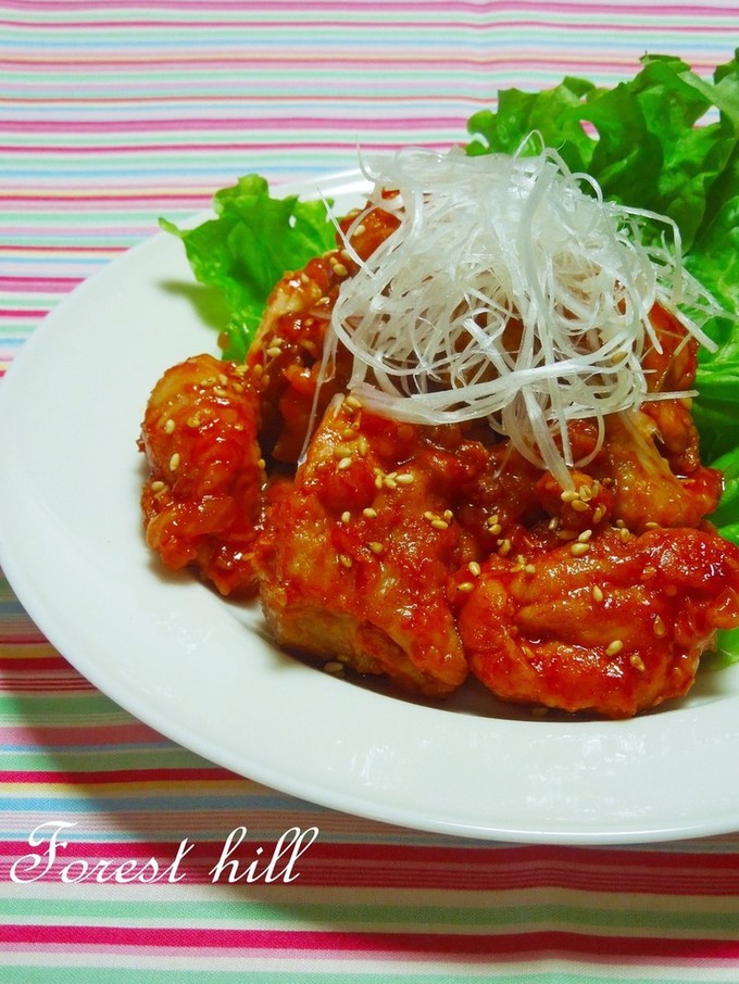 揚げない 韓国・ヤンニョムチキン