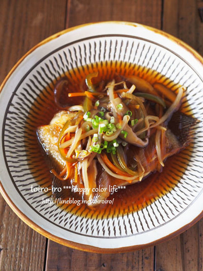 野菜も摂れる カレイの中華風あんかけ