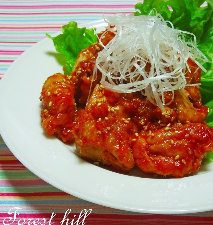 揚げない 韓国・ヤンニョムチキン