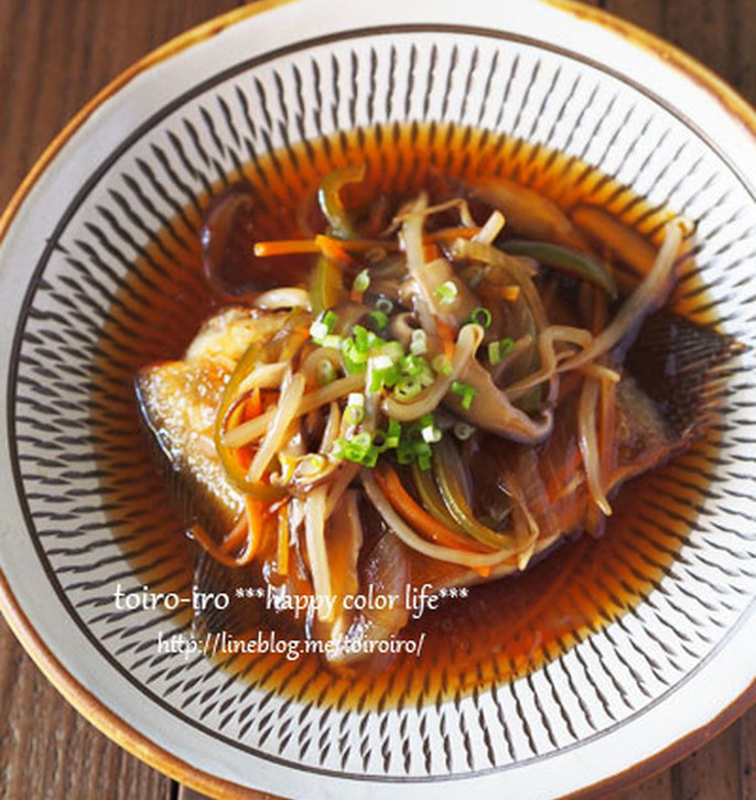 野菜も摂れる カレイの中華風あんかけ
