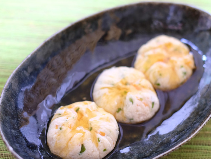 豆腐まんじゅう 甘酢あんかけ