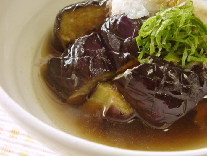 大根おろしでさっぱり なすの揚げびたし