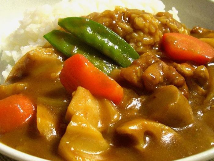 根菜ごろごろ カレーライス