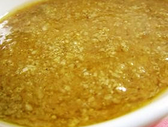 激ウマ胡麻味噌ガーリックのタレ