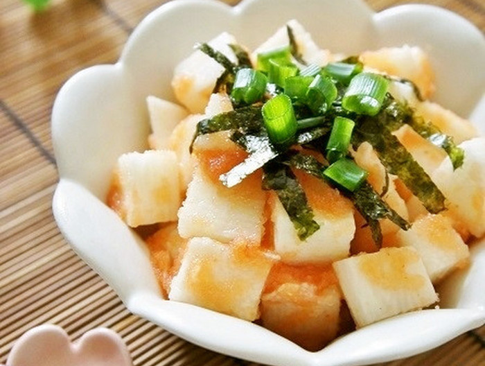 長いもの明太子あえ