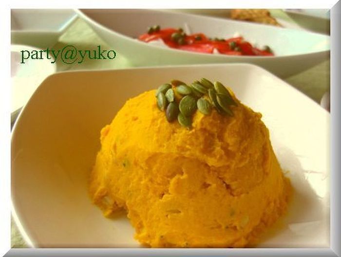 パンプキンムースの簡単サラダ