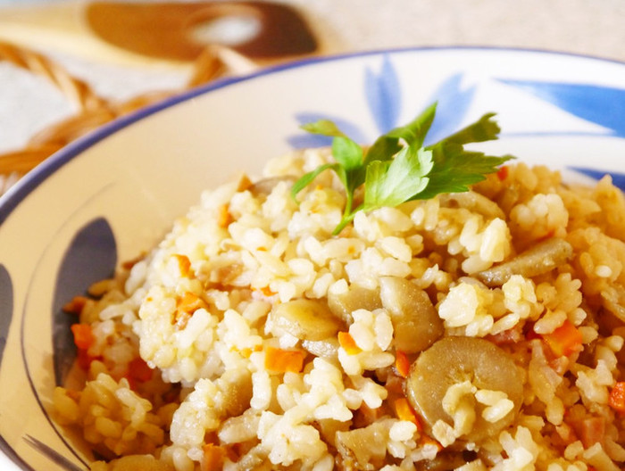 炊飯器で簡単 ごぼうの和風ピラフ