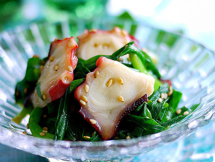 たことにらの中華風あえ