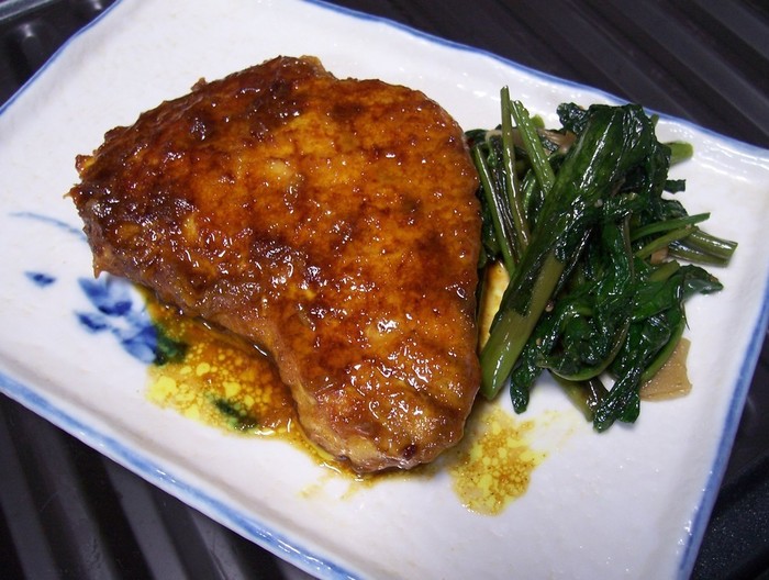 かじきのカレー風味照り焼き