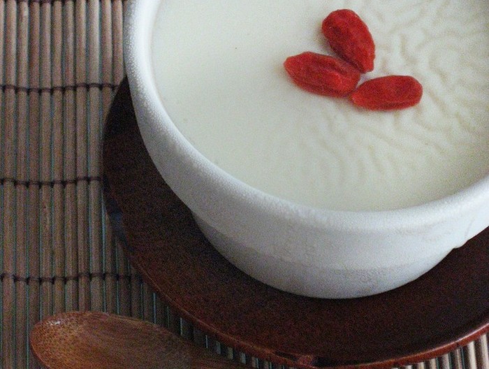 甘さ控えめ ヘルシー豆乳杏仁