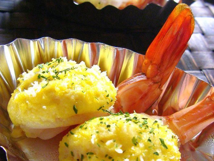 えびの和風パン粉焼き