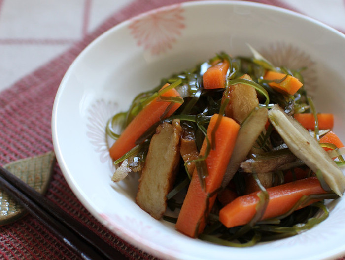 切り昆布の煮物