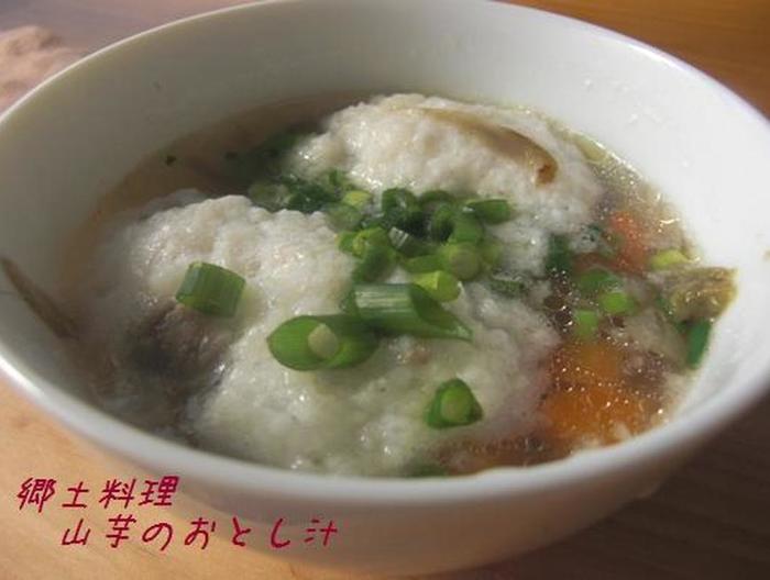 大分の郷土料理 山芋のおとし汁